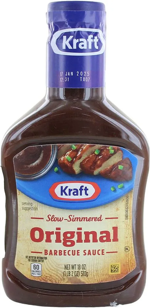 Barbecue sauce "Kraft" 510g
