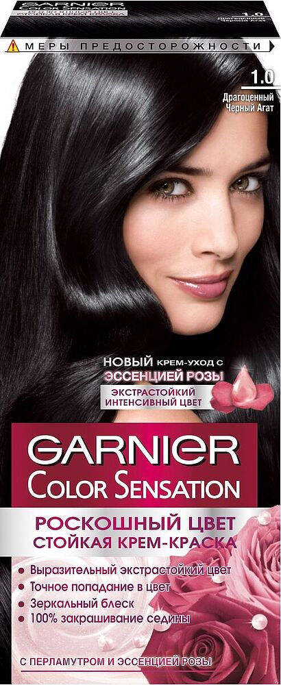 Hair dye "Garnier Color Sensation" №1.0
