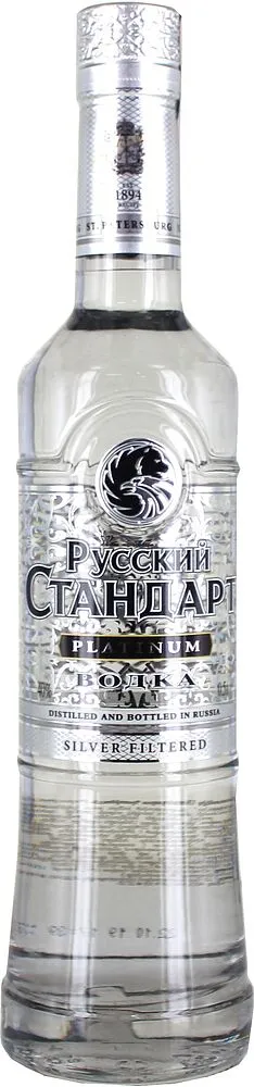 Водка "Русский Стандарт Платинум" 0.5л