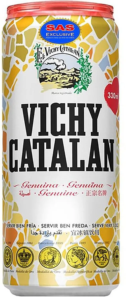 Sparkling Mineral Water "Vichy Catalan" 0.33l 