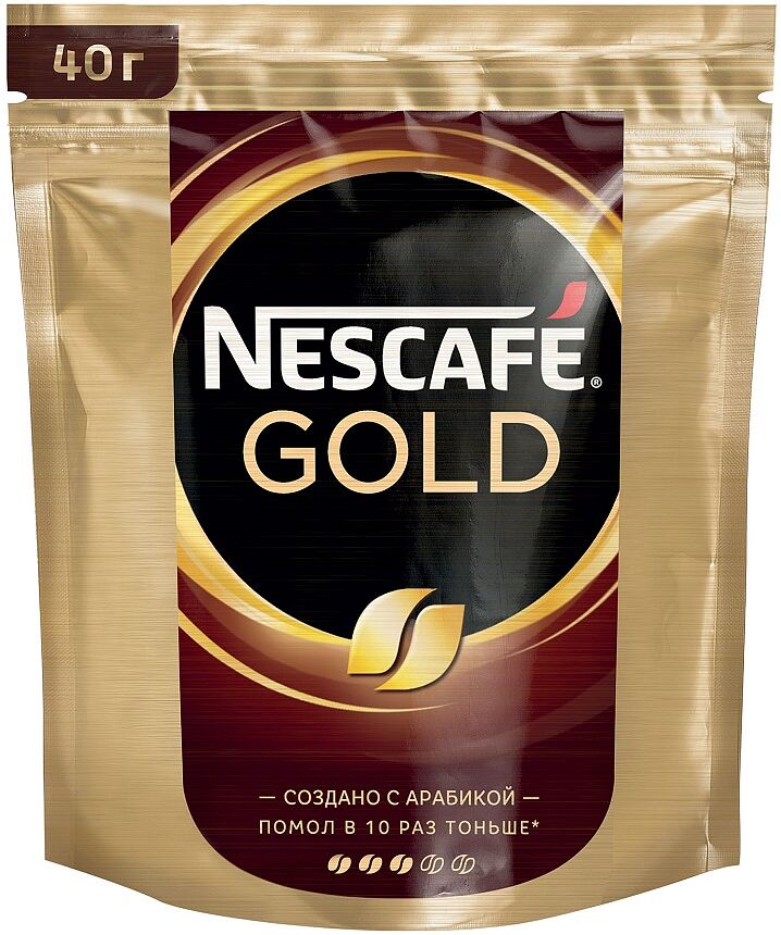 Кофе растворимый "Nescafe Gold" 40г