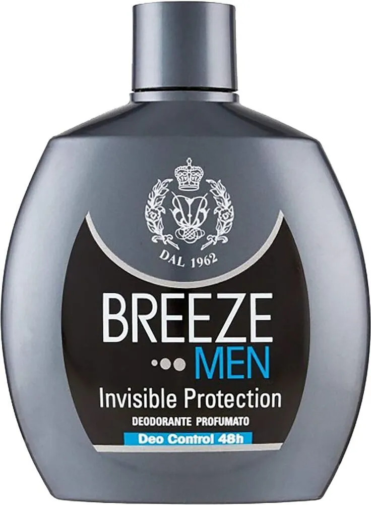 Perfumed deodorant "Breeze Men Invisible Protection" 100ml
