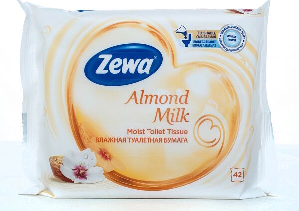 Влажная туалетная бумага "Zewa" 42 шт