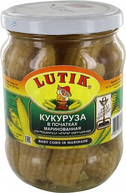 Початки кукурузы маринованные "Lutik" 340г