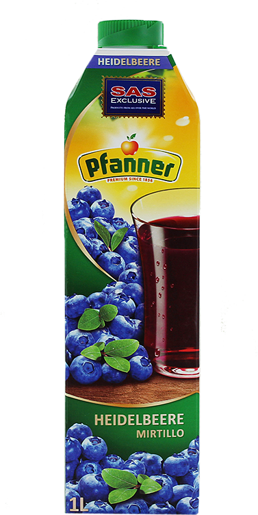 Juice "Pfanner" 1l Blueberry