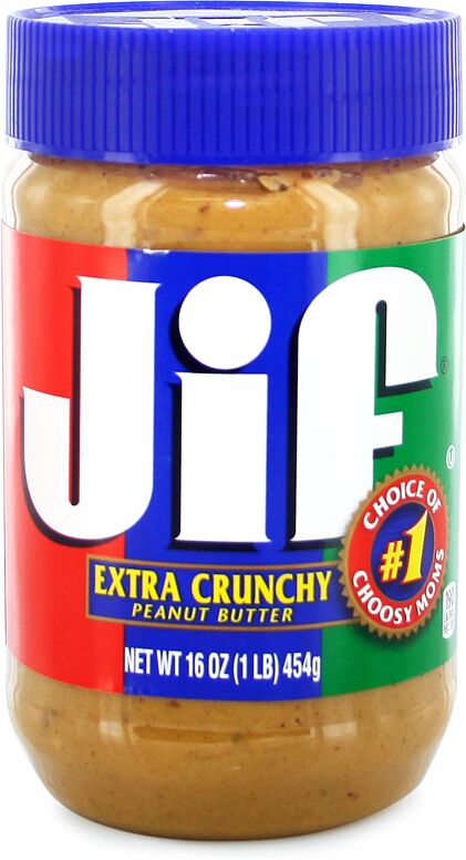 Գետնանուշի կրեմ «Jif Crunchy» 454գ