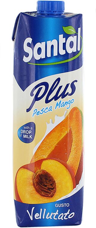 Juice "Santal" 1l Peach & mango