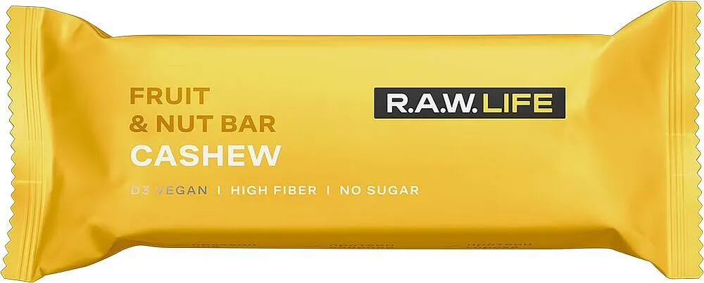 Nut-fruit stick "RAW Life Cashew" 47g