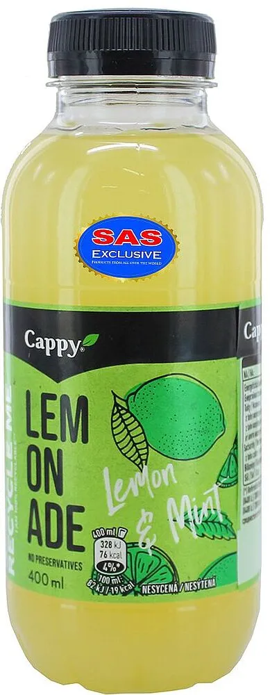 Lemonade "Cappy" 400ml Lemon & Mint
