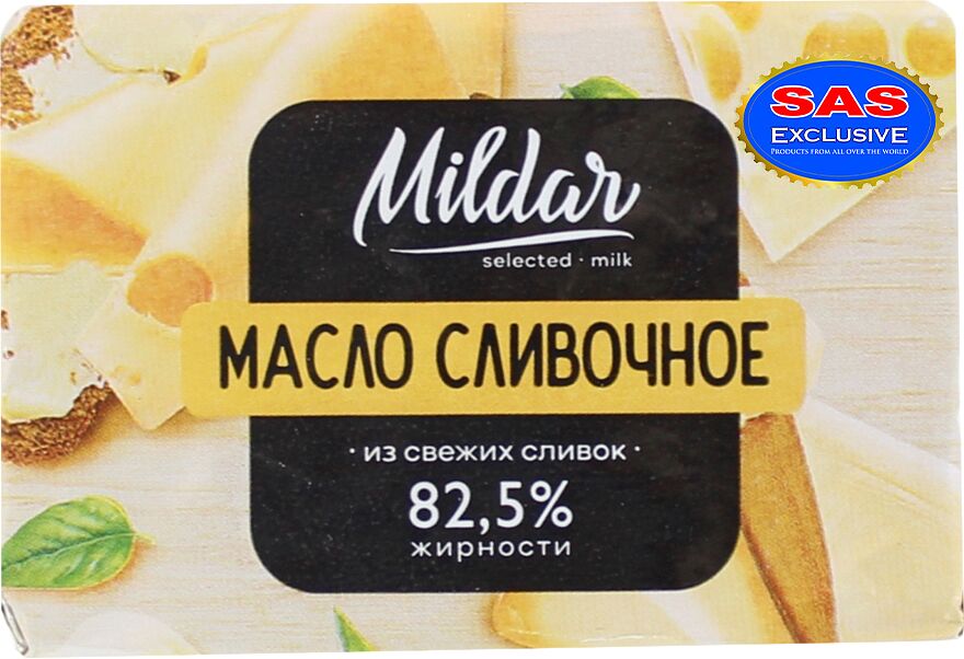 Butter "Mildar" 170g, richness: 82․5%

