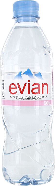 Вода родниковая "Evian" 0.5л