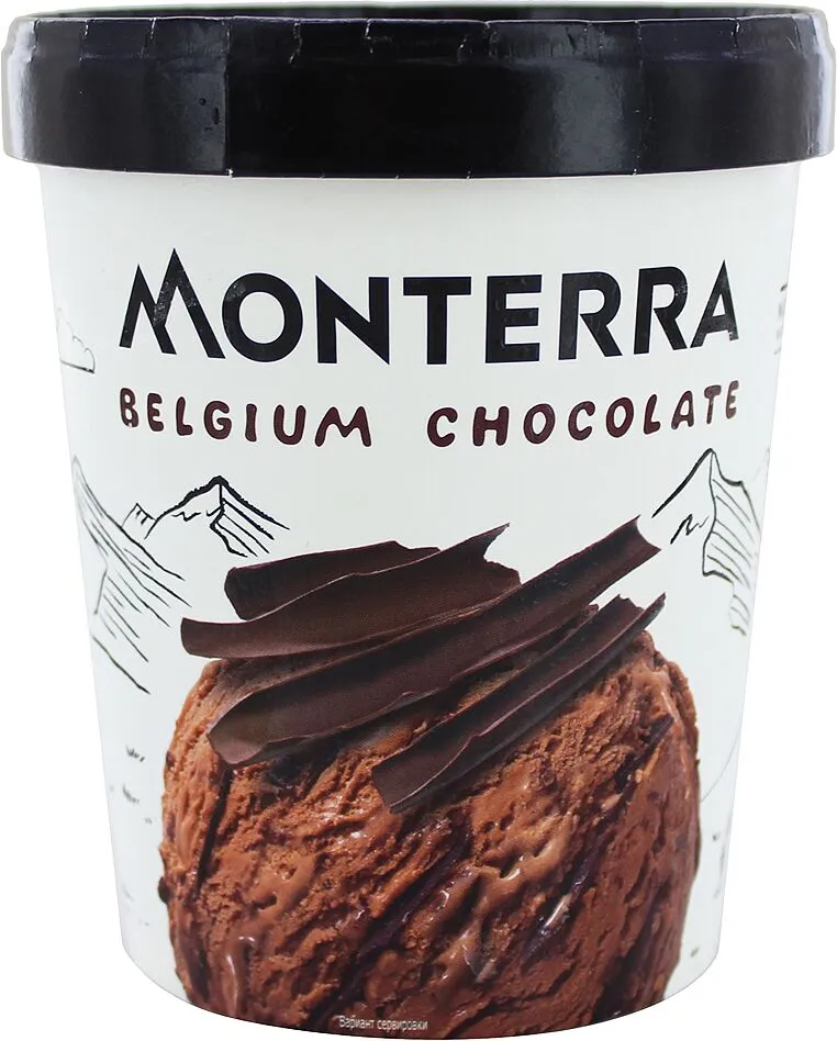 Chocolate ice cream "Monterra" 276g