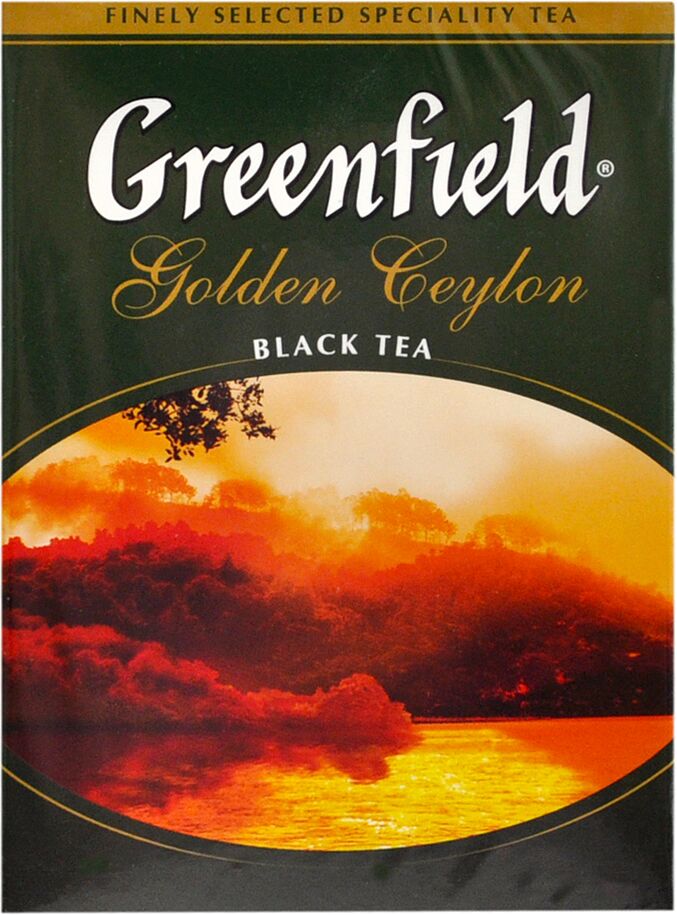 Black tea "Greenfield Golden Ceylon" 100g 