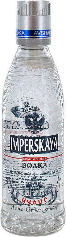 Vodka "Avshar Imperskaya" 0.25l 