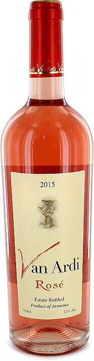 Rose wine "Van Ardi" 0.75l