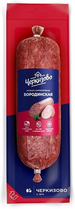 Колбаса сырокопченая "Черкизово Бородинская" 300г