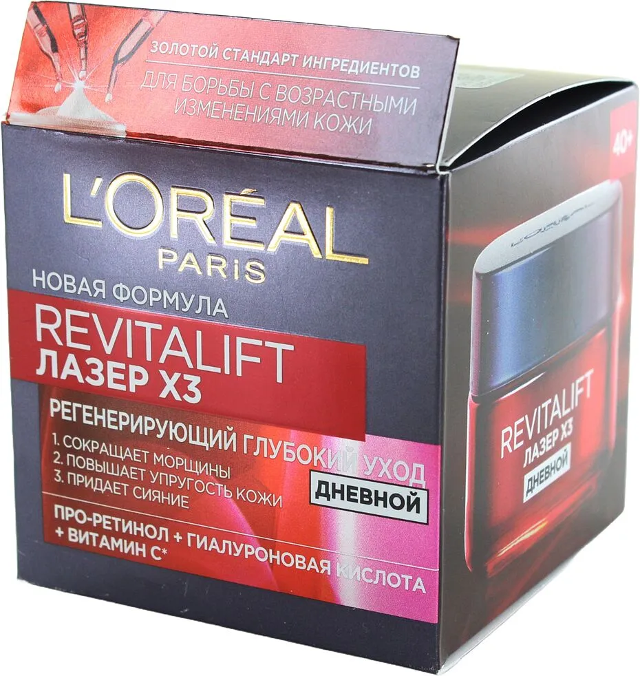 Крем для лица "L'Oreal Paris Revitalift 40+" 50мл