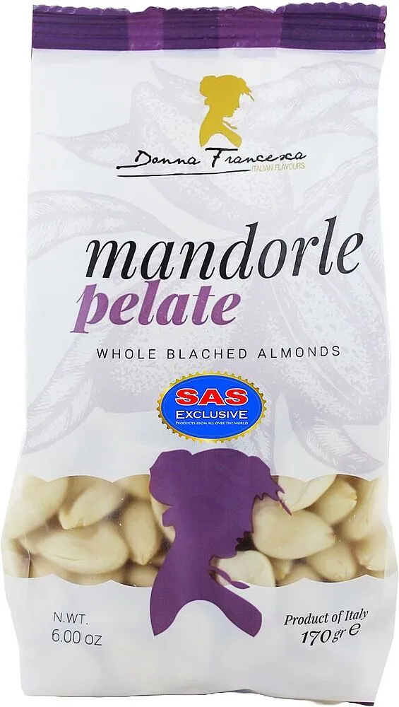 Blanched almonds "Donna Francesca" 170g
