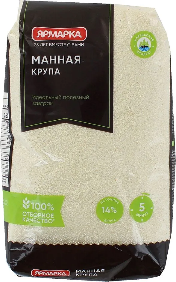 Манная  крупа "Ярмарка" 600г 