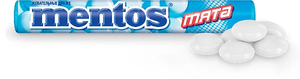 Жевательное драже "Mentos" 37.5г Мята