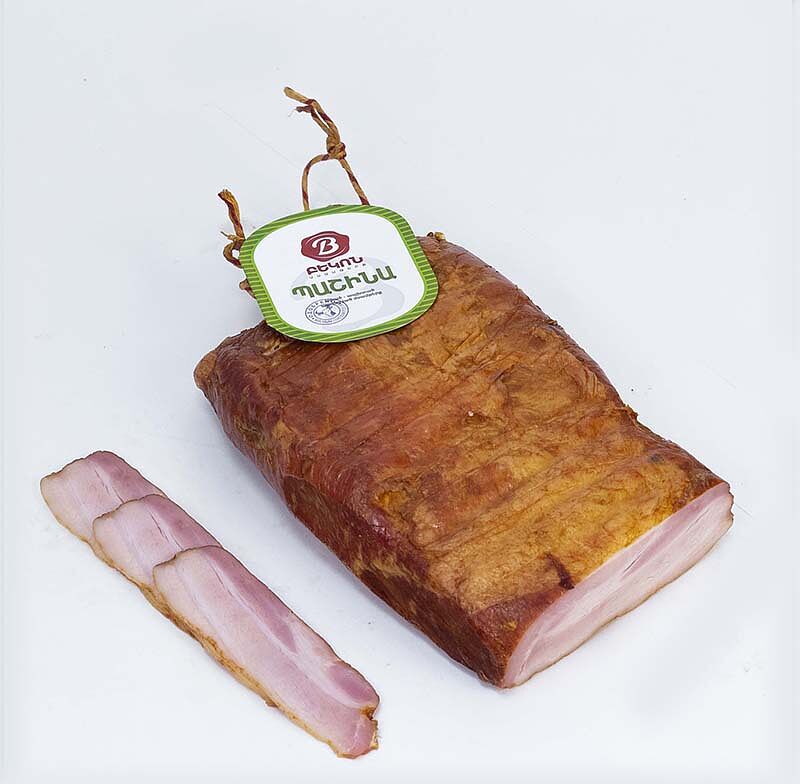 Pork brisket "Bacon" 