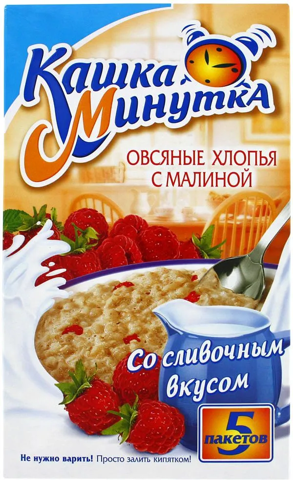 Փաթիլներ վարսակի «Кашка минутка» 215գ