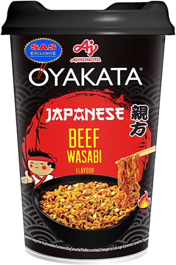 Лапша "Oyakata Beef Wasabi" 93г Говядина