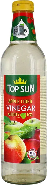 Уксус яблочный "Top Sun" 0.5л 6%