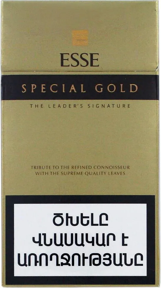 Cigarettes "Esse Special Gold The Leader's Signature"