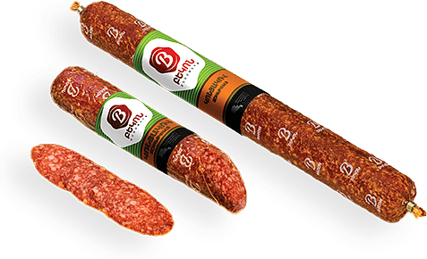 Summer cognac sausage product ''Bacon'' 200g