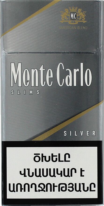Ծխախոտ «Monte Carlo Silver Slims»

