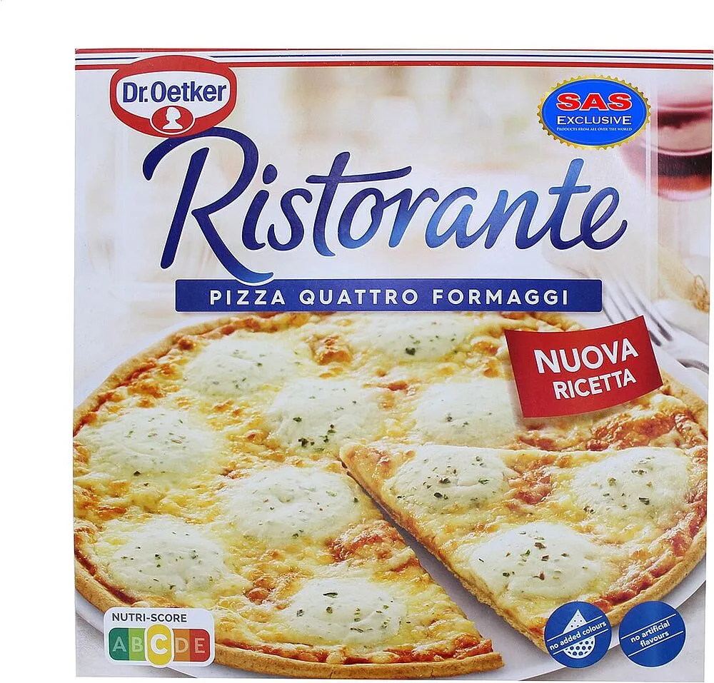 Պիցցա «Dr.Oetker Ristorante Quattro Formaggi» 340գ
