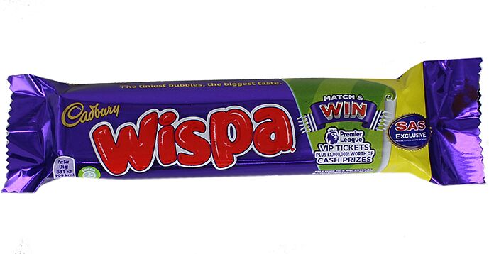 Շոկոլադե բատոն «Cadbury Wispa» 36գ