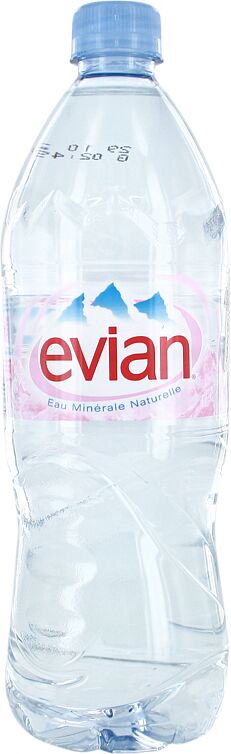 Вода родниковая "Evian from French Alps" 1л