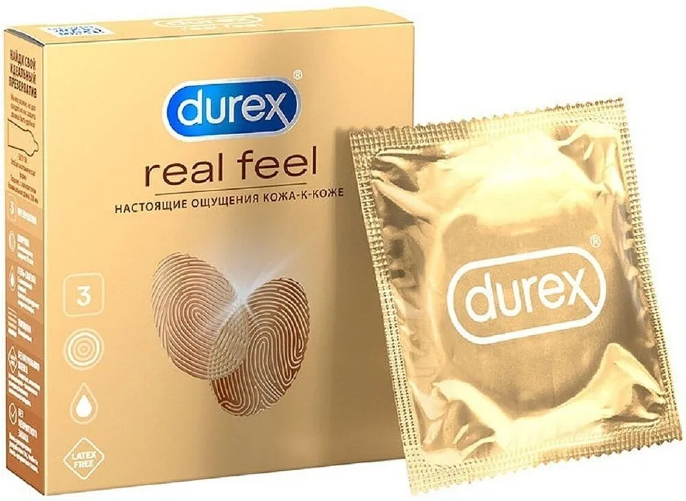 Պահպանակ «Durex Real Feel» 3հատ
