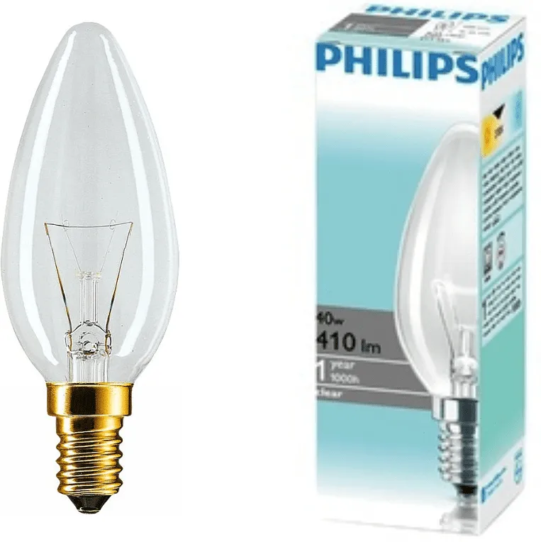 Лампа прозрачная "Philips 40W" 