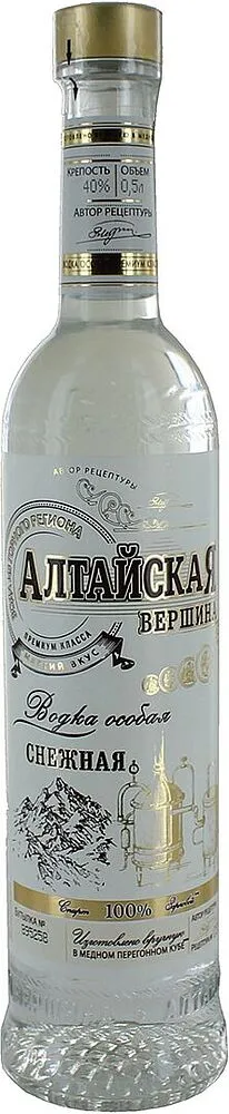 Vodka "Altayskaya Vershina" 0.5l
