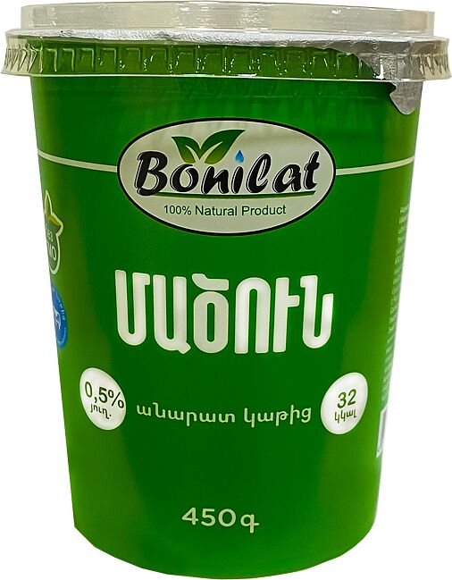 Мацони "Бонилат"  450г, жирность: 0.5%