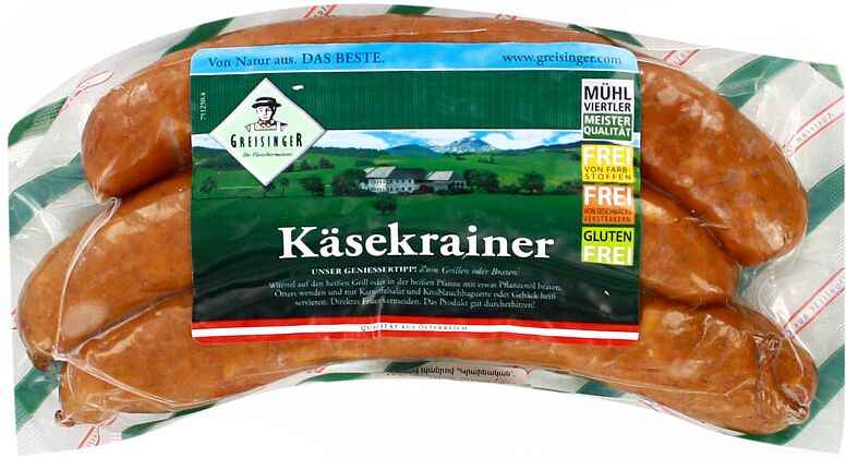 Sausages with cheese "Greisinger Kasekrainer" 300g 