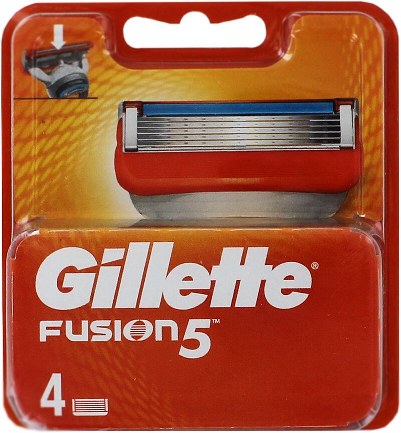 Кассеты для бритвенного станка "Gillette Fusion 5" 4 шт