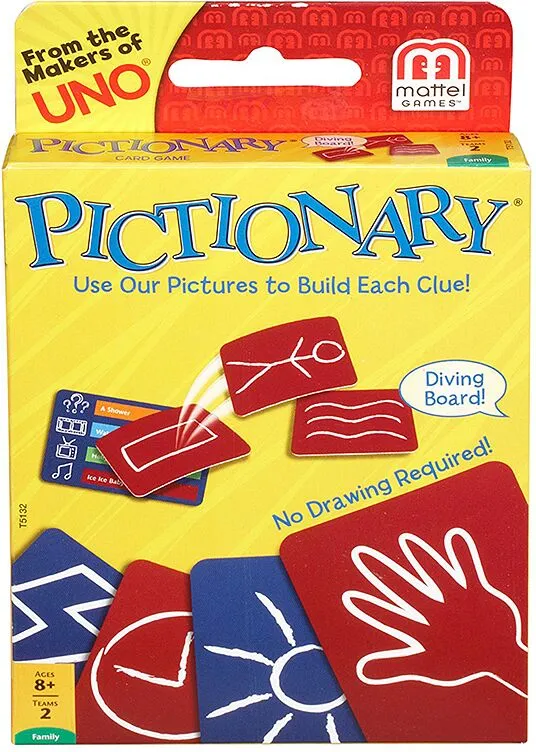 Playing cards "UNO Pictionary" 1pcs