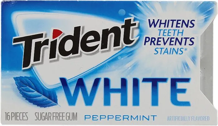 Chewing Gum "Trident White Peppermint"  29g