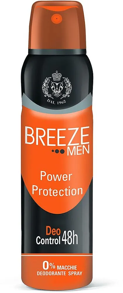 Дезодорант аэрозольный "Breeze Men Power Protection" 150мл
