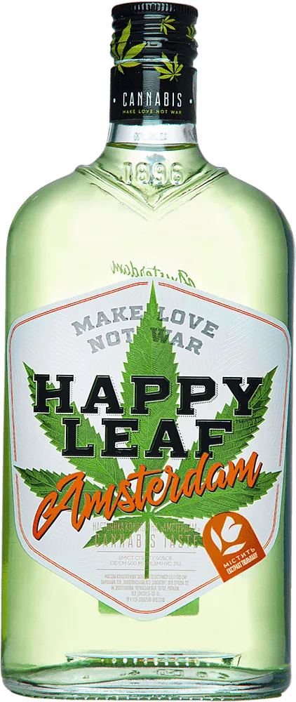 Настойка конопляная "Happy Leaf" 0.5л