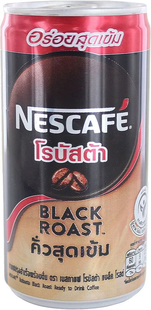 Кофе холодный "Nescafe Black Roast" 180мл