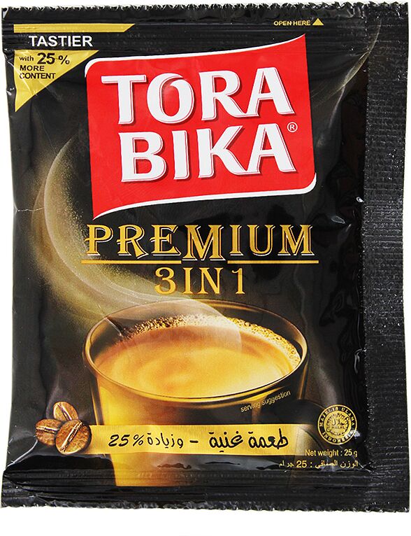 Кофе растворимый "Tora Bika  Premium" 25г 