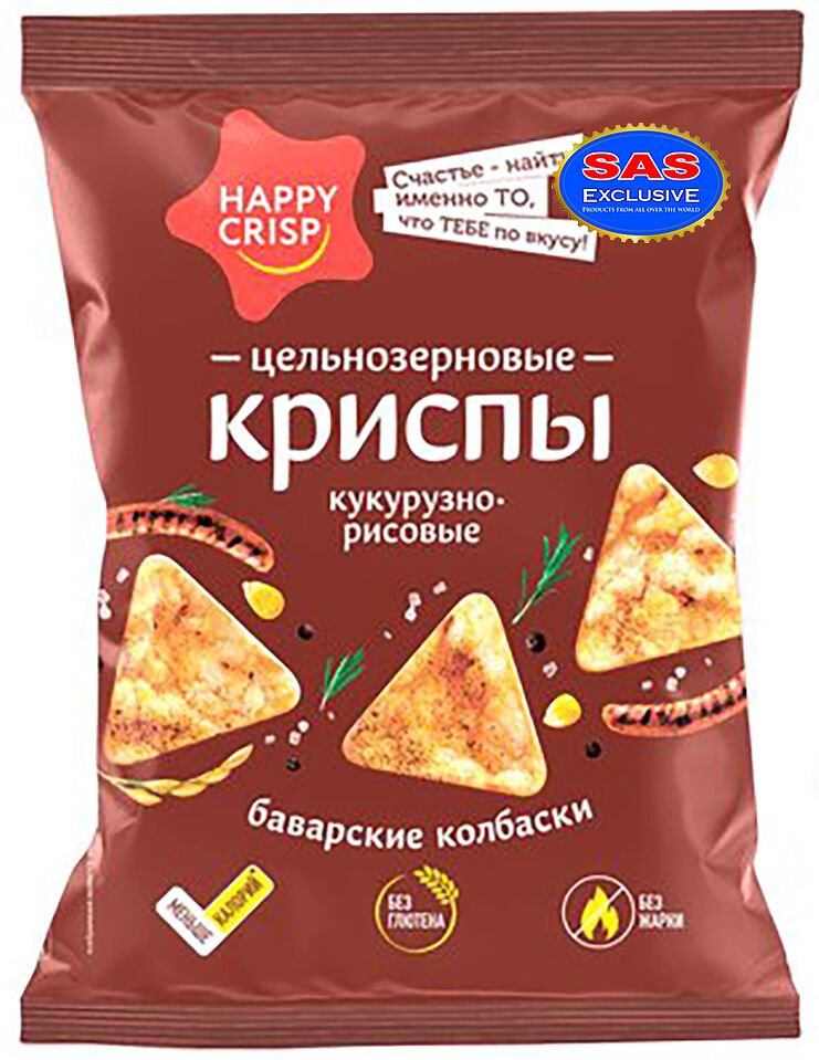 Чипсы "Happy Crisp" 50г Колбаска