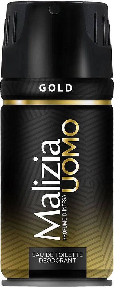 Perfumed deodorant ''Malizia Gold'' 150ml