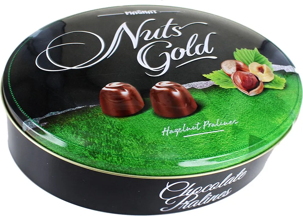 Chocolate candies collection "Magnat Nuts Gold" 295g
