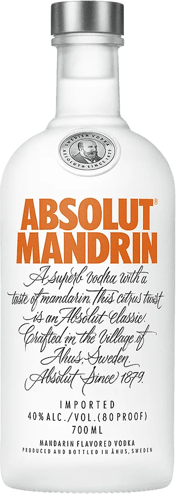Tangerine vodka "Absolut Mandrin"   0.7l   